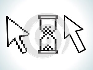 Abstract cursor icon