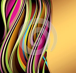 Abstract curve background