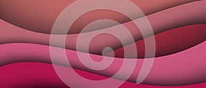 Abstract Curve Geometric Shape Background Dynamic and textured element on Red. Modern gradient light. presentation