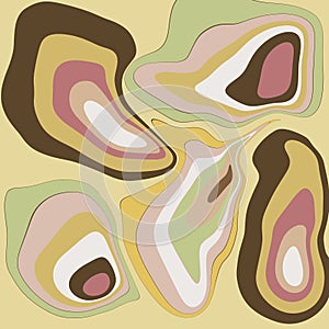 Abstract curve pattern