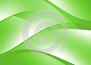 Abstract curve texture green background