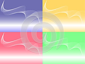 Abstract curved background