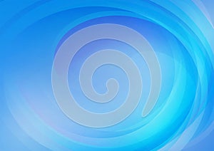 Abstract curved blue background