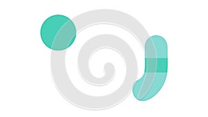 Abstract Curved Form for Modern Graphic Design and UI Elements, vector design Generative AI