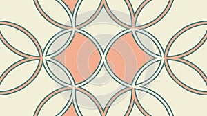 Abstract Curved Geometric Pattern, vector design Generative AI