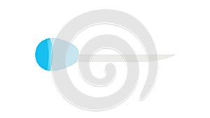 Abstract Curved Indicator UI Element Vector, vector design Generative AI