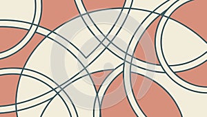 Abstract Curved Line Pattern. Modern Geometric Wavy Background Vector, vector design Generative AI