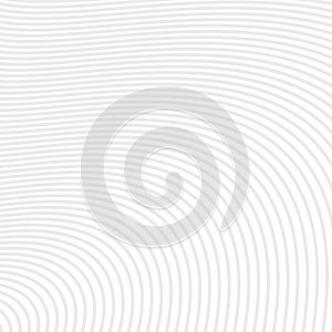 Abstract curved lines for graphic design. Vector template. Vector striped wavy background. Optic illusion effect