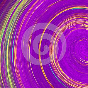 Abstract curved stripes, old, dark, disc, purple, wave, blue, sea, ocean multi-colored lines, fashion illustration leaf, summer,