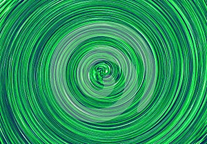 Abstract curved stripes, old, dark, green, disc, grass, forest multi-colored lines, fashion illustration leaf, summer,