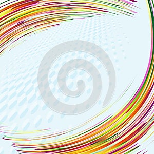Abstract curves lines background.