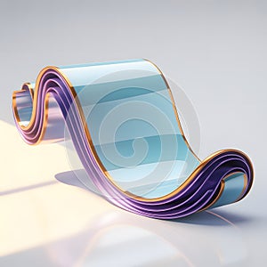 Abstract Ribbon Wave