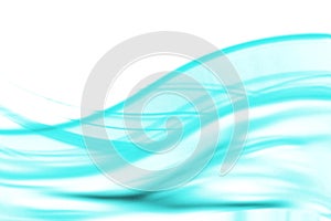 Abstract cyan blue wavy cures image background copy space photo
