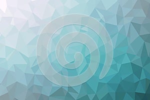 Abstract cyan low poly background texture