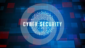 Abstract Cyber Security Security Online Protection Concept Background
