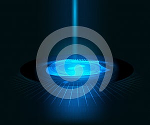 Abstract cyber secutiry technology background