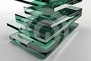 Abstract 3D background with futuristic design and dynamic visual depth.