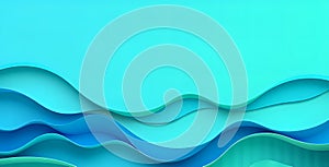 an abstract 3D background with waves and lines that create a dynamic visual effect of ocean surface