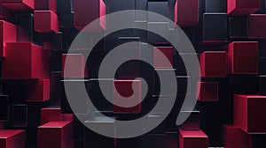 Abstract 3d blocks pattern background creating dynamic geometric texture