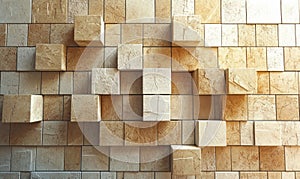 Abstract 3D cube pattern background texture