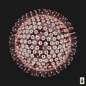 Abstract 3d design element, emblem.