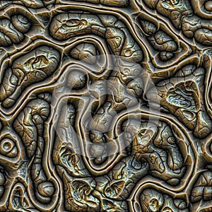 3d fractal background pattern