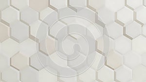 Abstract 3D Hexagonal Pattern Background