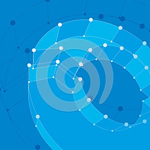 Abstract 3d mesh vector background, clear eps 8.