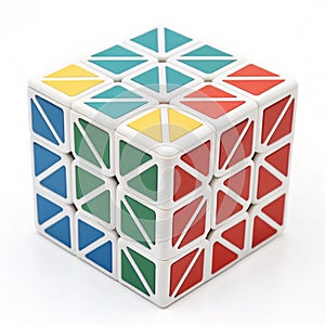 Abstract 3D Cube Puzzle