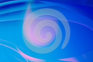 Abstract 3D render illustration of blue pink gradient background