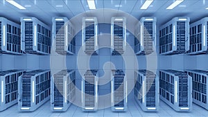 Data Center Servers Modern Cloud Computing and IT Infrastructure