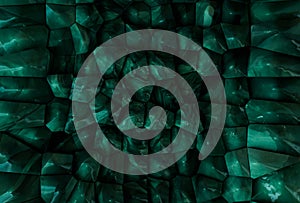 Abstract 3D Rendered Emerald Green Marble Texture Background