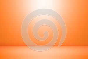 Abstract 3d rendered gradient room background - empty room stage background