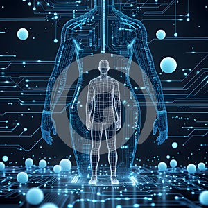 Digital human body circuitry network technology