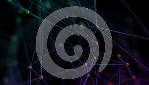 Abstract 3D Rendering of Modern Background.