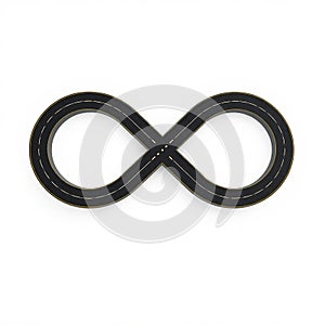Infinity road symbol