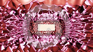 Abstract 3d rendering stage composition, 3d illustration cute background.