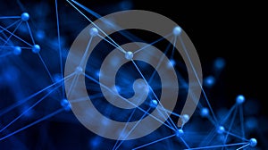 Abstract 3D Rendering of Structure with Spheres.