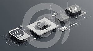 Smart Real Estate Technology Concept