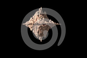 Abstract 3d rock bump desert texture