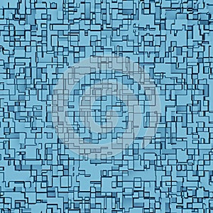 Abstract 3d square pixel geometric background or cube pattern