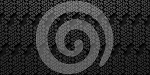 Abstract 3d texture black square  pattern background,grunge surface-illustration wallpaper.3d rendering