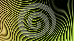 Abstract 3D Wave Pattern Background