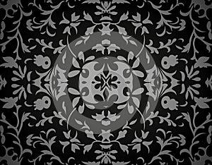 Abstract damask background