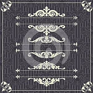 Abstract damask background