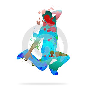 Abstract dancer