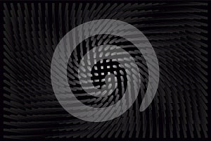 Abstract dark background. Geometric pattern with black square. Vector texture with motion particles.