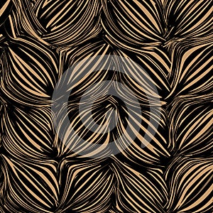 Abstract dark background stylized ears of rye
