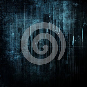 Abstract Dark Blue Digital Texture Background with Layered Patterns and Geometric Lines