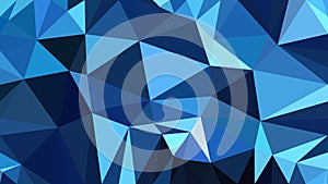 Abstract Dark Blue Low Poly Background Design Illustrator